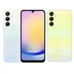 تصميم سامسونج Galaxy A25 5G من الجهة الخلفية والأمامية